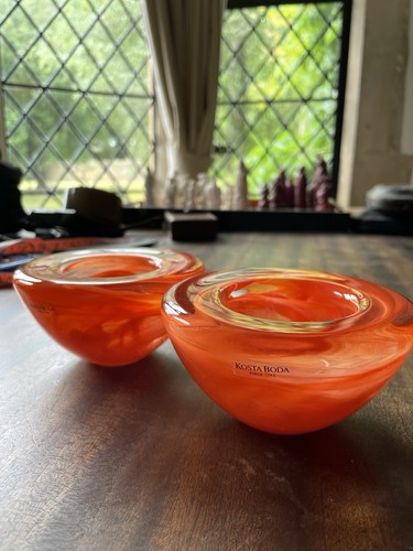 Pair vintage kosta - of,