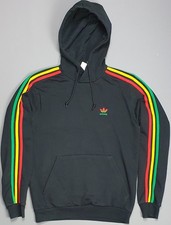 ADIDAS Mens Rasta Hoodie Size