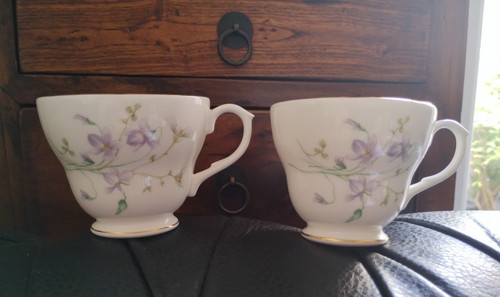 Matching set vintage violet - set,