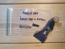 Vintage Record No 078 Rebate Plane Lever Cap Woodworking Old Hand Tool Carpentry