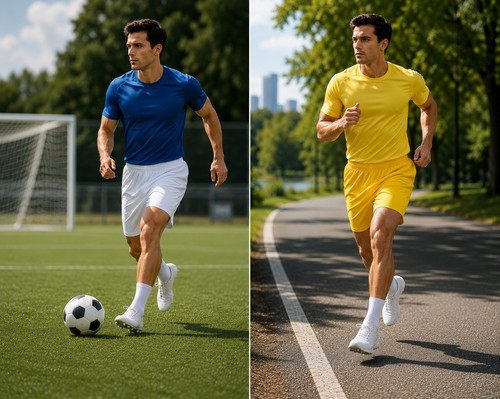 Football shorts running gym - running,