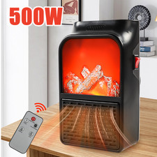 500W Electric Heater Wall Plug
