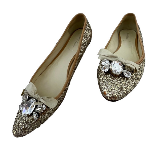 Miu crystal embellished - miu,