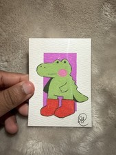 OOAK ACEO - Rain Boots