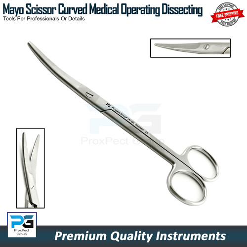 Mayo scissors curved 14cm - scissors,