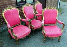 Set antique French armchairs