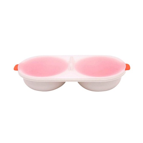 Microwave double egg cooker - double,