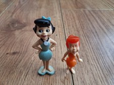 Vintage 1992 The Flintstones PVC Betty Rubble & Kinder Wilma Figure