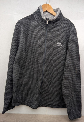 Weird fish mens full zip - l,
