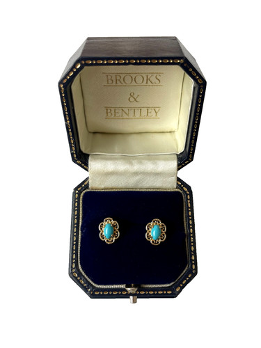 1993 turquoise earrings - 1993,
