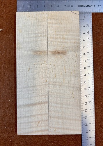 Bookmatched flamed maple - bookmatched,