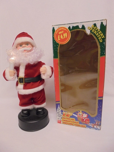 Vintage musical santa father - musical,