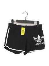 Adidas Women's Shorts S Black 100% Other Sweat