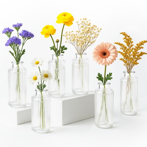 Mini ribbed glass - mini, bud