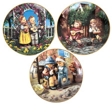 MJ Hummel, Plate Collection, Little Companions, Set Of 3