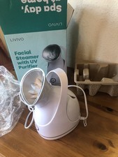 LIVIVO Nano Ionic Facial Steamer with UV Purification and Mist Spray