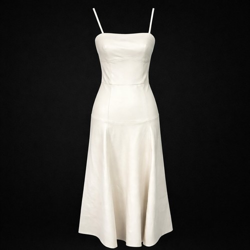 Zara faux leather midi - faux,