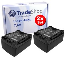 2x battery 900mAh for Canon Legria FS-307 HF21 HF200 HF M31 M36 chip