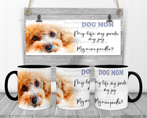 Mini poodle dog mom mug - dog,