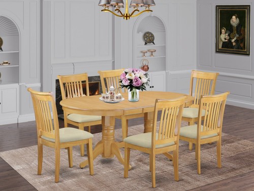 7pc oval vancouver dining - oval, room