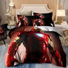 Iron Man Quilt Duvet Cover Set