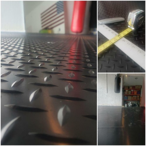 Diamond plate thick gym - plate,