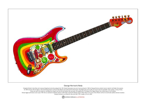 George harrison stratocaster - george, harrison's