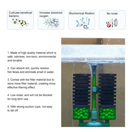 Aquarium double head - double,