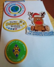 Girlguiding badges