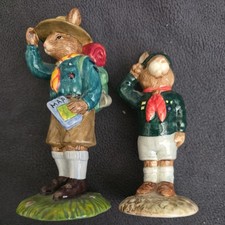 COLLECTION OF ROYAL DOULTON BUNNYKINS SCOUTING FIGURES