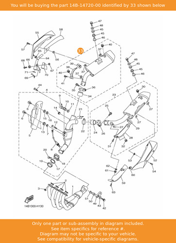 Yamaha muffler assy - yamaha,