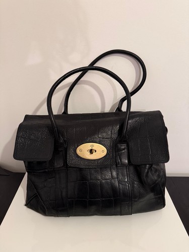 Mulberry bayswater croc - mulberry,