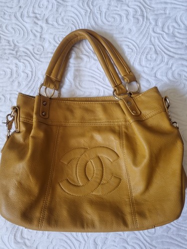 Chanel woven leather - leather, camel