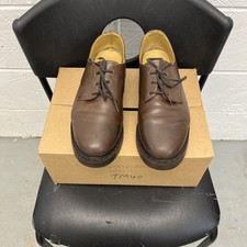 Solovair Men’s Plain Derby Oxford Shoes Size 10 Brown 