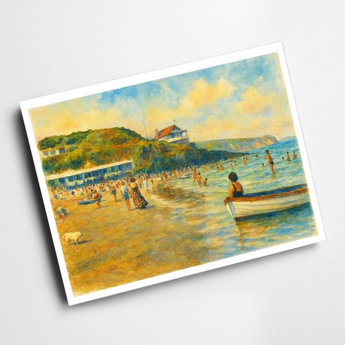 Print the beach - -,