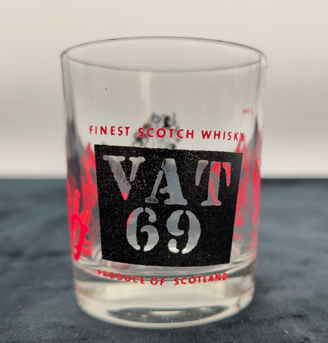 Vintage whisky scotch glass - scotch,