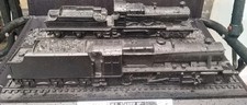 Model Trains Made From Coal Bundle Of 2 Made By Classique - 11 Inches Long