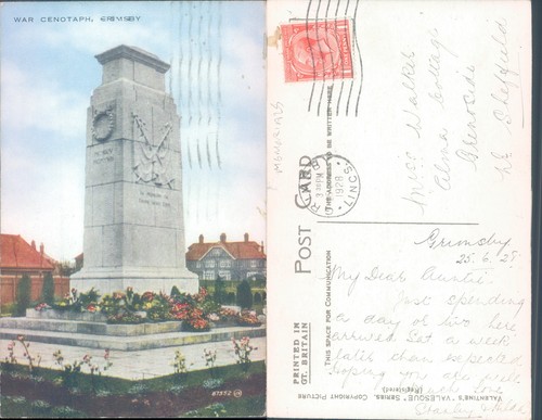 War cenotaph grimsby - war,