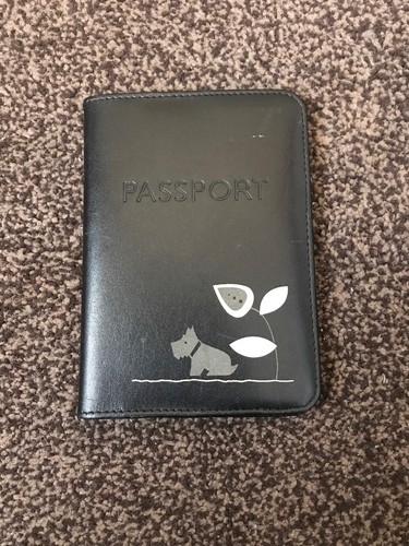 Radley black leather passport - leather,