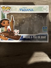 Funko Pop! Disney Rides Moana & Pua on Boat Limited Edition #62 Box Only