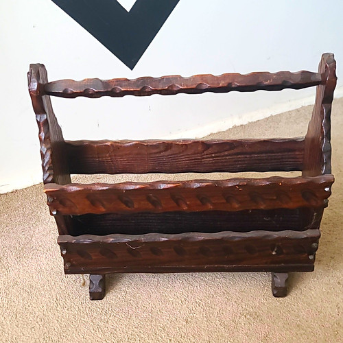 Rustic carved wooden - rustic,