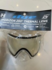 Genuine Dye I4 & I5 Clear Replacement Thermal Lens Anti Fog Paintball Goggle
