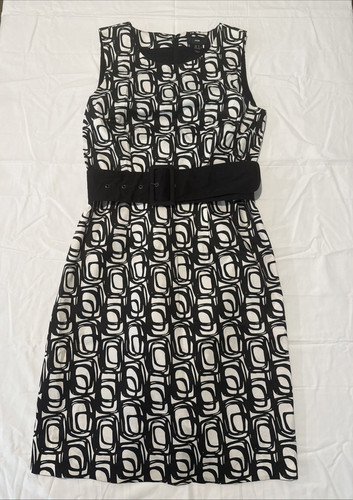 Black white dress size - m,