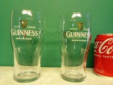 2 x Guinness 250 Year 1759-2009 Limited Edition Anniversary Pint Glass pub bar
