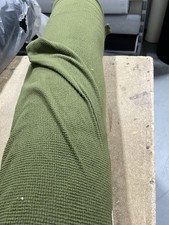OD Green Grid Fleece Fabric
