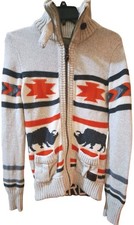 SuperDry Big Zip Buffalo Knit