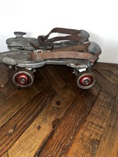 Vintage American mid century metal roller skates