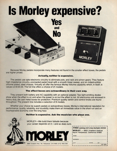 Vtg morley power wah fuzz - vtg,