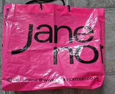 Jane Norman Vintage Carrier Bag Pink And Black Strong/ reusable. Tv production