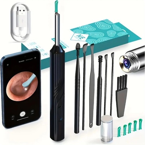Visual ear wax cleaner camera - ear,